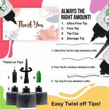 Bearly Art Precision Glue - Tip Kit (ekstra spidser)